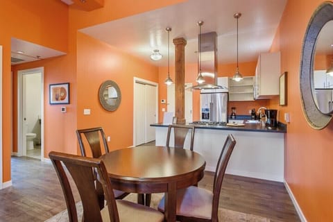 Sleek, open-plan layout for cooking and gathering.
