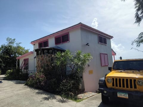 Pink and yellow units