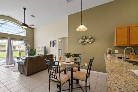 Kitchen, Dining and Living