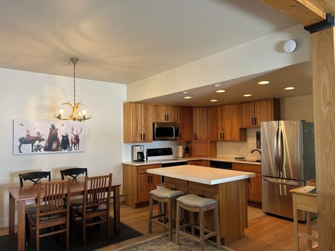 Kitchen and dining area