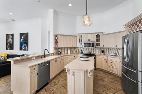Fully stocked kitchen
