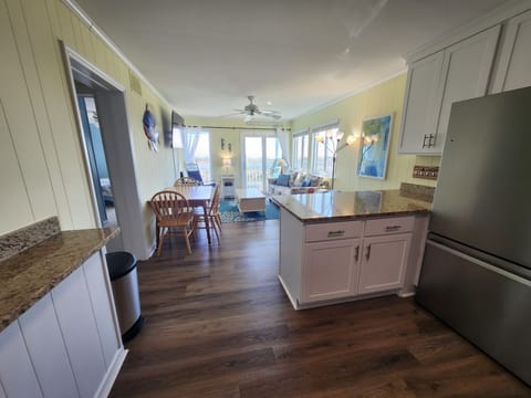 View of living room from kitchen
