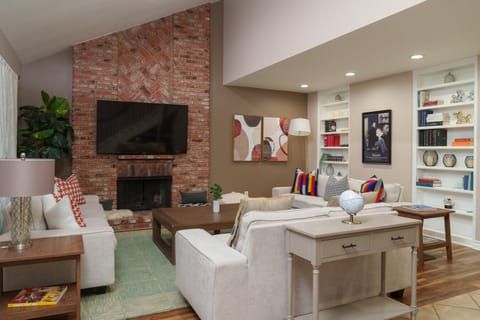 Kick back in your comfy sofa to read a book or watch your favorite shows.