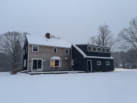 Plenty of room to play outside in the snow!