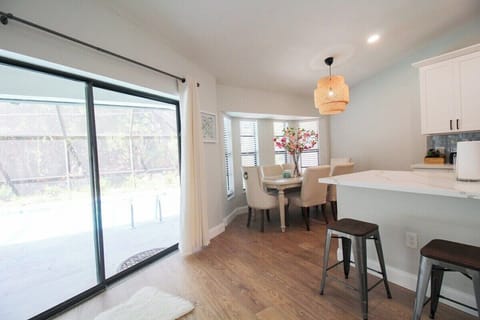 Sliding Glass Doors To The pool