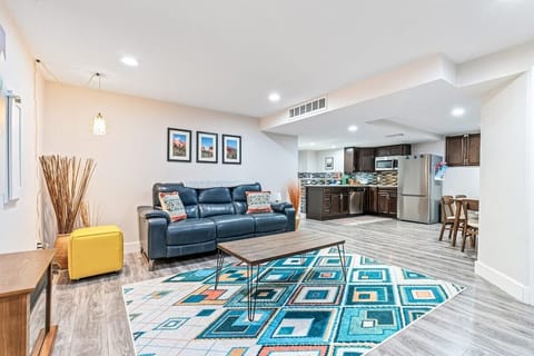 View off living room and kitchenette 