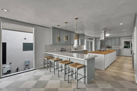 Spacious kitchen with coffee included and top of the line appliances