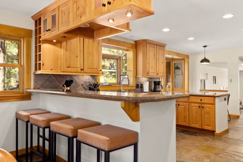 Stocked kitchen centrally located