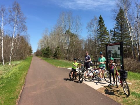 Michigan's Iron Belle Trail 1,273 miles. Hike, Bike or Skate. 3 Blocks Away