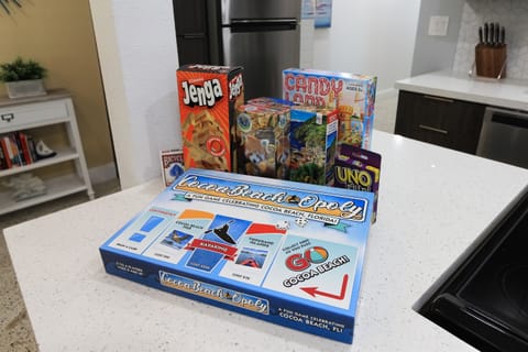 Games and puzzles provided