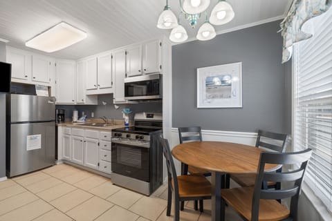 Dining and kitchen area