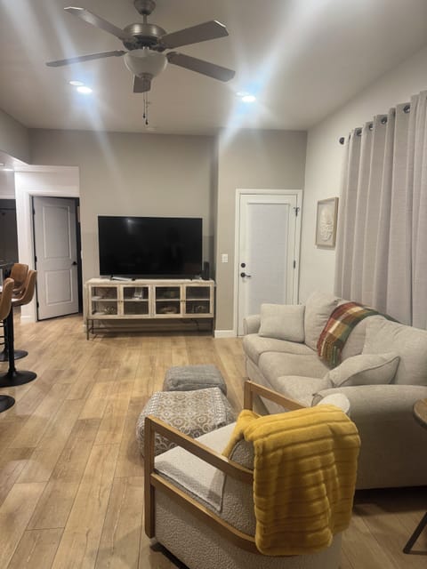 Living room with sofa sleeper