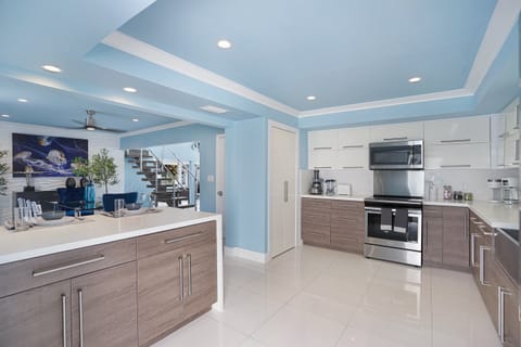 Kitchen fully stocked