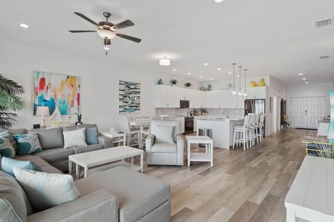 Living area for relaxing