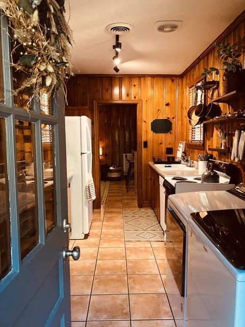 Entering the cottage you will be invited into the kitchen area. 