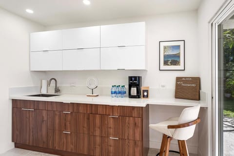 Start your day right at the cozy coffee corner, freshly brewed Kona style.