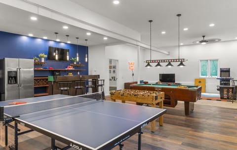 Our 1000sqft game room will be so much fun you won't want to leave!