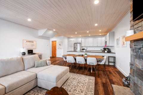 Living Area, Dining Area and Kitchen