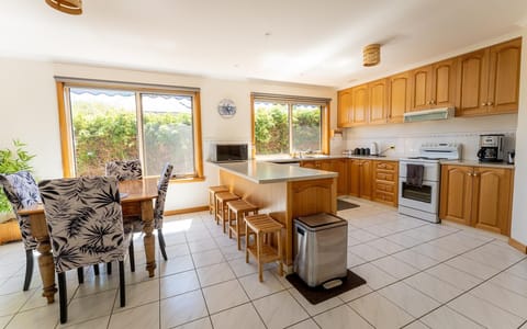 Kitchen and dining area