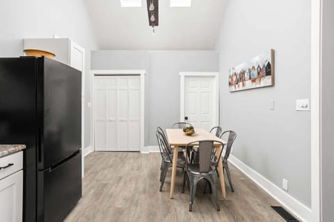 Gather around our spacious six-seater dining table for a delightful dining experience, perfect for shared meals and memorable moments.