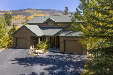 Exterior view of the front of the property.