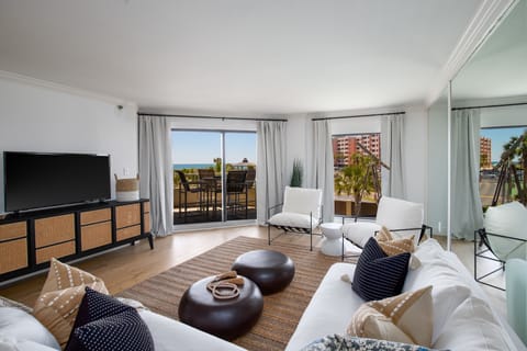 Living Room with Flat Screen TV