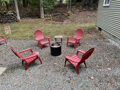 Fire pit area