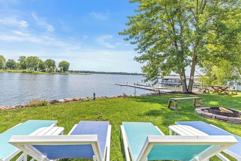 Sunbathe by the water