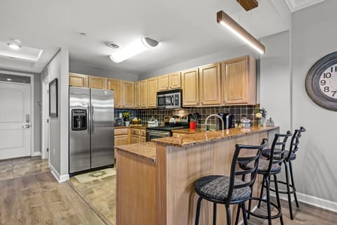 River Overlook's fully equipped kitchen