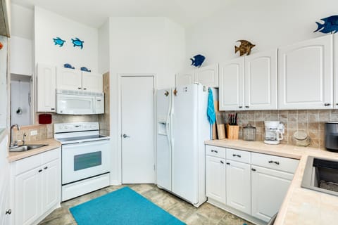 Prepare homecooked meals in the fully equipped kitchen