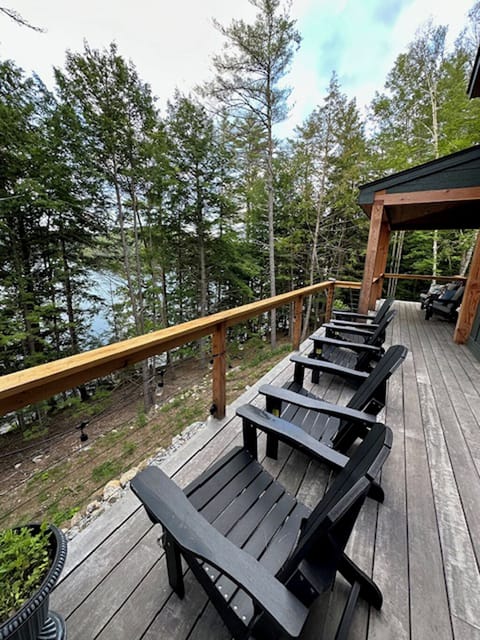 Outside deck off great room