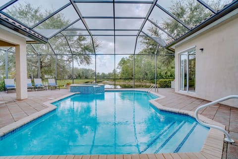 Updated pool - lake view