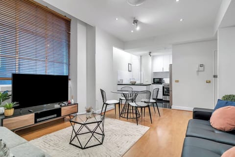 A compact but functional layout offers a seamless open layout, perfect for entertaining or relaxing at home.