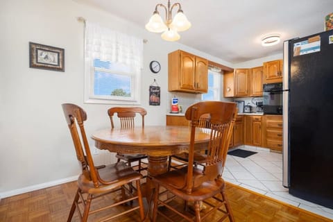 Enjoy a meal in this charming dining area.