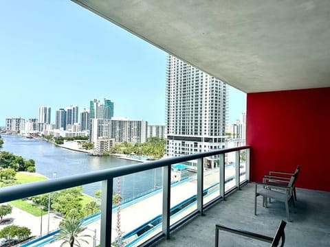 view from the balcony