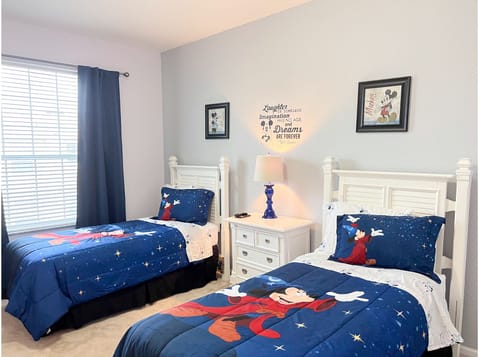 Mickey-themed bedroom!