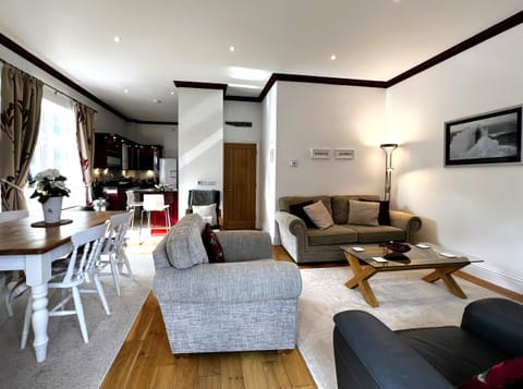 Open plan Living room, dining area and kitchen