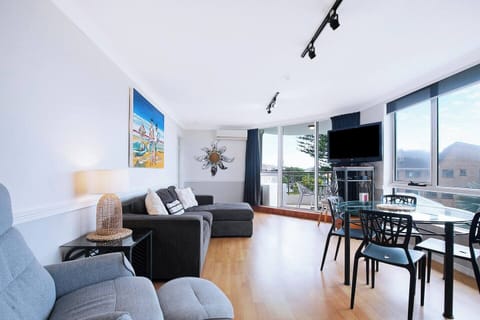The open plan living area extends straight to the balcony, creating a lovely transition with the outdoors.
