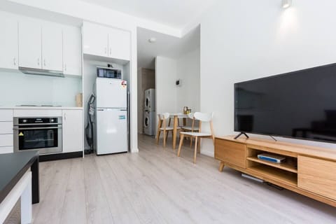 A light-filled and open plan living space creates a cosy home away from home with everything you need for a memorable stay.
