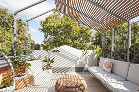 The balcony is the ultimate spot to enjoy a morning coffee or evening cocktail with plenty of seating
