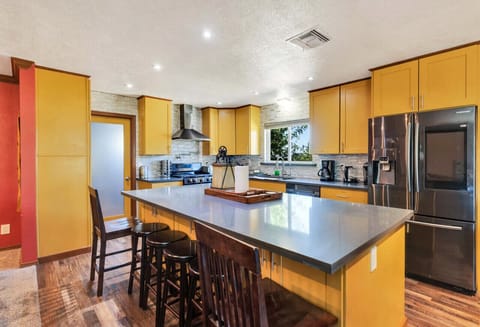 Fully stocked kitchen