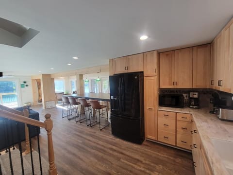 Kitchen Area with open floor plan.