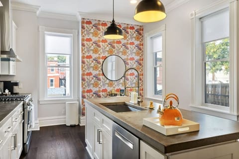 Sink in the kitchen island