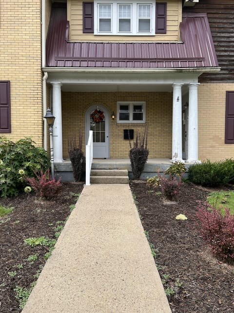 Front entrance with keyless entry.