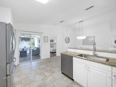 Kitchen and dining area
