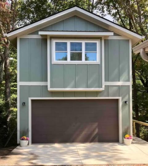 Guest parking available in front of garage.