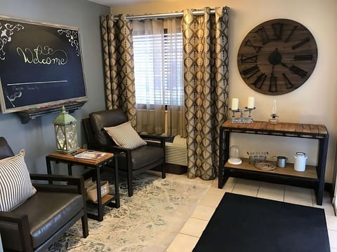 Settle in with cozy seating and a welcoming, homey atmosphere.