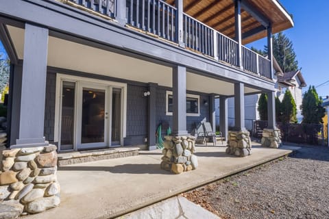 Lower level Studio Suite, includes use of the patio.  View of Peoh Point.