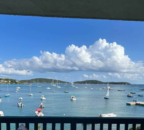 View from balcony off living room.