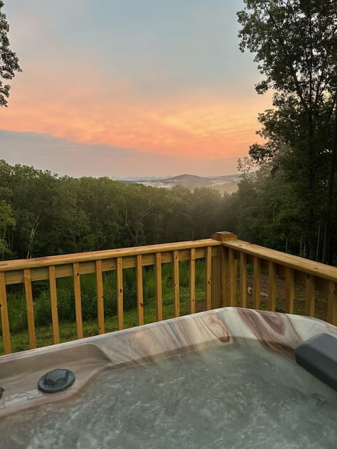 View from the hot tub!
